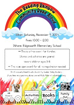 Read-Aloud Flyer Fall 2024